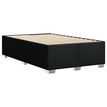 Bettgestell ohne Matratze Schwarz 120x190 cm Stoff