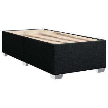 Bettgestell ohne Matratze Schwarz 90x190 cm Stoff