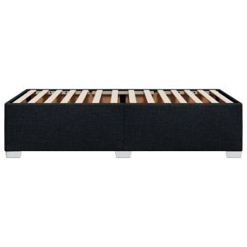 Bettgestell ohne Matratze Schwarz 100x200 cm Stoff