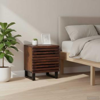 ARDEBO.de - Nachttische 2 Stk. 40x34x46 cm Massivholz Mango