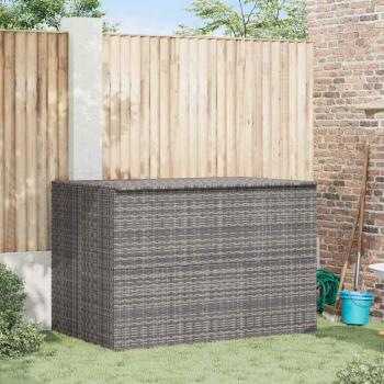 Garden-Auflagenbox Grau 150x100x100 cm Poly Rattan