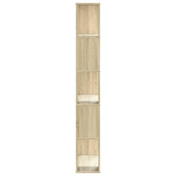 B?cherregal 5 B?den Sonoma-Eiche 80,5x23,5x162,5 Holzwerkstoff