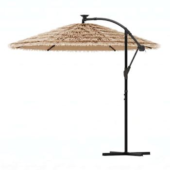 Sonnenschirm mit Stahlmast Braun 290x290x238 cm