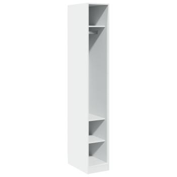 Kleiderschrank Wei? 30x50x200 cm Holzwerkstoff