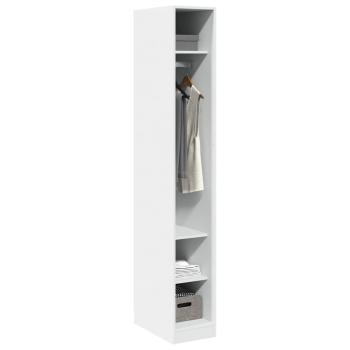 Kleiderschrank Wei? 30x50x200 cm Holzwerkstoff