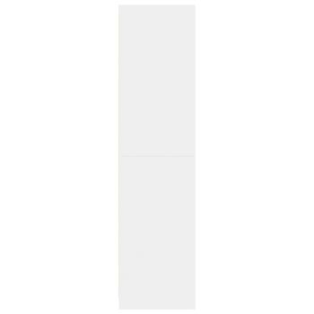 Kleiderschrank Wei? 80x50x200 cm Holzwerkstoff