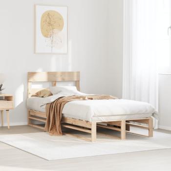 ARDEBO.de - Massivholzbett ohne Matratze 100x200 cm Kiefernholz