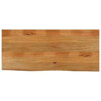 ARDEBO.de - Tischplatte mit Baumkante 140x60x2,5 cm Massivholz Mango