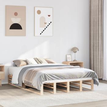 ARDEBO.de - Massivholzbett ohne Matratze 135x190 cm Kiefernholz