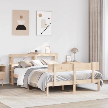 ARDEBO.de - Massivholzbett ohne Matratze 140x200 cm Kiefernholz