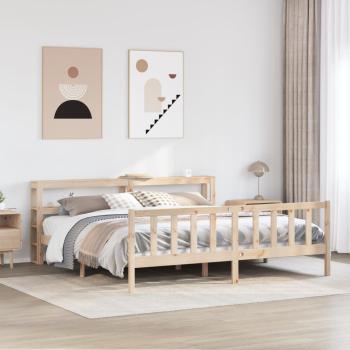 ARDEBO.de - Massivholzbett ohne Matratze 180x200 Kiefernholz