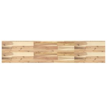 Schweberegal 160x30x4 cm Massivholz Akazie Unbehandelt