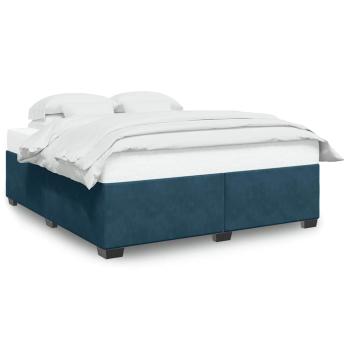 Bettgestell Blau 180x200 cm Samt