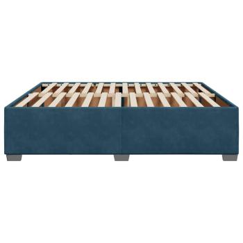 Bettgestell Blau 180x200 cm Samt
