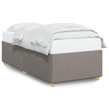 Bettgestell ohne Matratze Taupe 90x190 cm Stoff