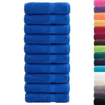 Premium Duschtücher SOLUND 10 Stk. Blau 70x140 cm 600 g/m²