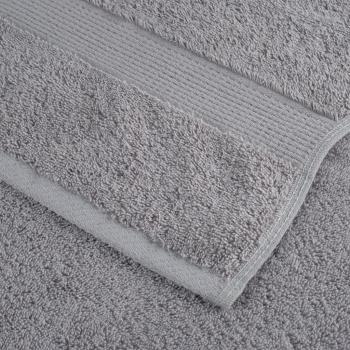 Premium Handtücher SOLUND 4 Stk. Grau 100x200 cm 600 g/m²