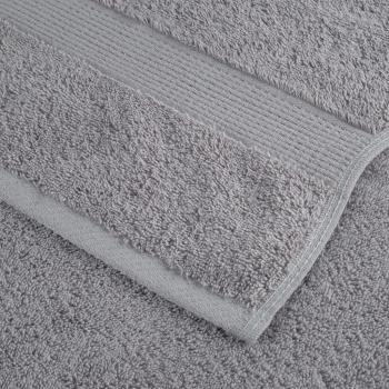 Premium Badetücher SOLUND 10 Stk. Grau 100x150 cm 600 g/m²