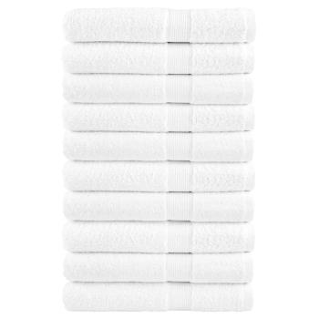 ARDEBO.de - Premium Saunatücher SOLUND 10 Stk. Weiß 80x200 cm 600 g/m²