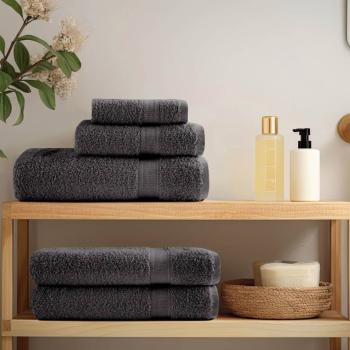 Premium Badetücher SOLUND 50 Stk. Anthrazit 100x150 cm 600 g/m²