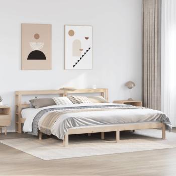 ARDEBO.de - Bettgestell mit Kopfteil ohne Matratze 200x200 cm