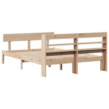 Massivholzbett ohne Matratze 160x200 cm Kiefernholz