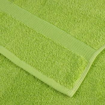 Premium Badetücher SOLUND 4 Stk. Apfelgrün 100x150 cm 600 g/m²