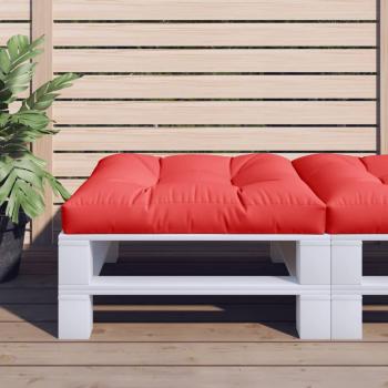 ARDEBO.de - Palettenkissen Rot 70x70x12 cm Stoff