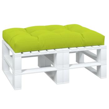 Palettenkissen Knallgrün 120x80x12 cm Stoff