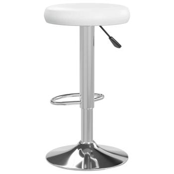 Barhocker 2 Stk. Wei? Kunstleder