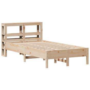 Massivholzbett ohne Matratze 120x200 cm Kiefernholz