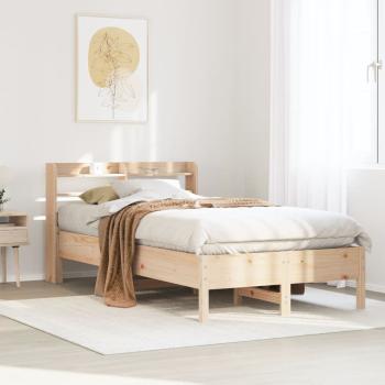 ARDEBO.de - Massivholzbett ohne Matratze 75x190 cm Kiefernholz