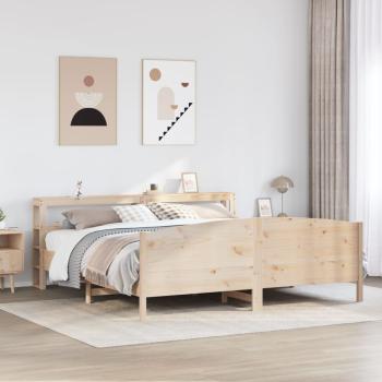 ARDEBO.de - Massivholzbett ohne Matratze 180x200 Kiefernholz