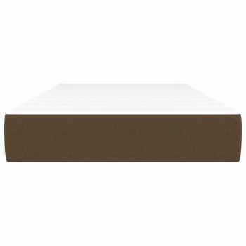 Taschenfederkernmatratze für Kinder Mittel Braun 80x160 cm Stoff