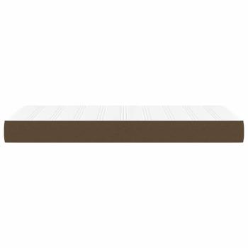 Taschenfederkernmatratze für Kinder Mittel Braun 80x160 cm Stoff