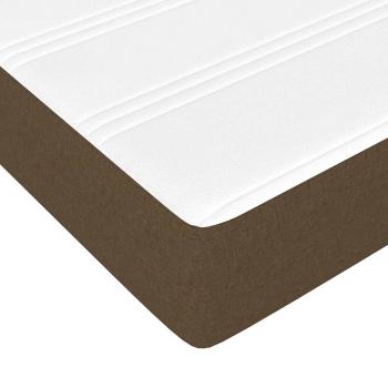 Taschenfederkernmatratze für Kinder Mittel Braun 80x160 cm Stoff