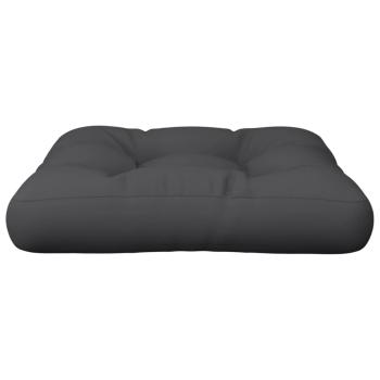 Palettenkissen Schwarz 58x58x10 cm Stoff