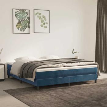 ARDEBO.de - Taschenfederkernmatratze Mittel Dunkelblau 160x210x20 cm Samt