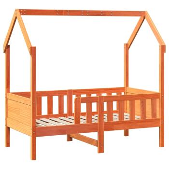 Kinderbett mit Schubladen 70x140 cm Massivholz Kiefer