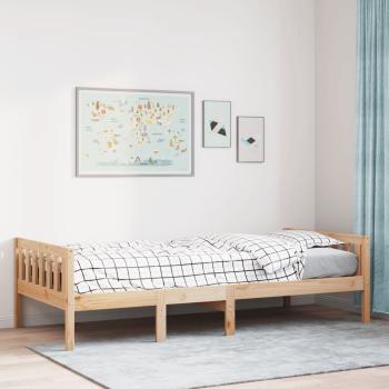 ARDEBO.de - Kinderbett ohne Matratze 90x200 cm Massivholz Kiefer
