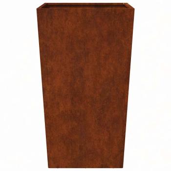 Pflanzkübel 45x45x75 cm Wetterfester Stahl