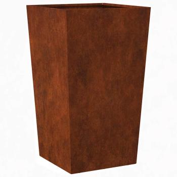 Pflanzkübel 45x45x75 cm Wetterfester Stahl