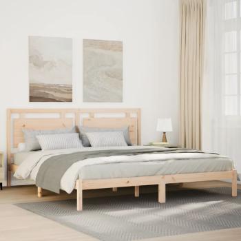 ARDEBO.de - Massivholzbett Extra Lang ohne Matratze 200x210 cm