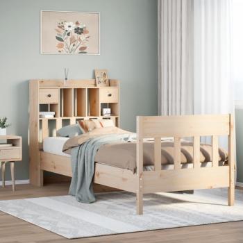 ARDEBO.de - Massivholzbett ohne Matratze 90x200 Kiefernholz