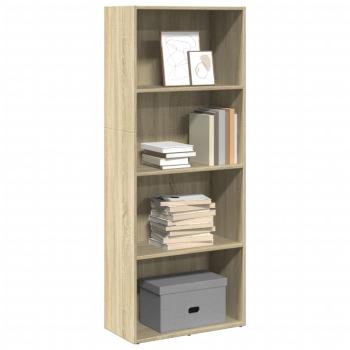 ARDEBO.de - B?cherregal Sonoma-Eiche 60x30x152 cm Holzwerkstoff