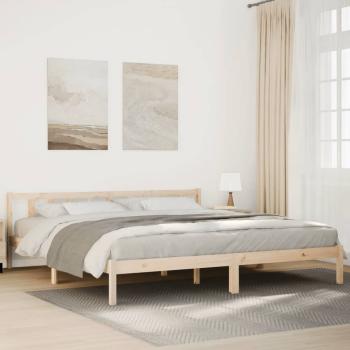 ARDEBO.de - Massivholzbett Extra Lang ohne Matratze 200x210 cm Kiefernholz