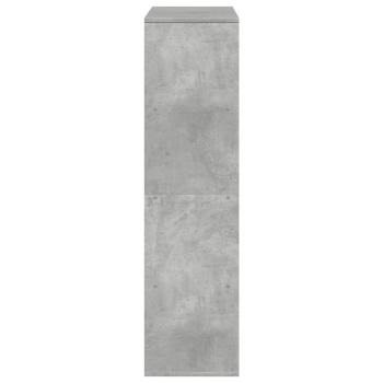 B?cherregal Betongrau 100x33x125,5 cm Holzwerkstoff