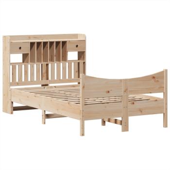 Massivholzbett ohne Matratze 135x190 cm Kiefernholz