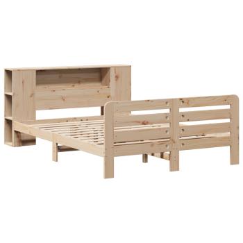 Massivholzbett ohne Matratze 135x190 cm Kiefernholz