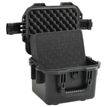 Koffer für Flugreise Tragbar Schwarz 30x24,5x20 cm PP